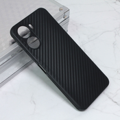 Maska za telefon Carbon fiber za Vivo Y16 crna