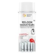 shumee Barva za barvanje radiatorjev RAL 9010 sprej 400ml bela polmat