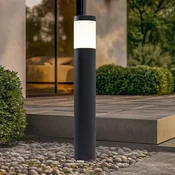 Svetilka za poti BEGA 84417 K3, grafit, 3.000 K, lit aluminij - grafitna, bela