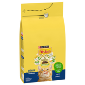 PURINA Friskies Sterilized Cat s janjetinom, piletinom i povrcem - 3 x 1,5 kg