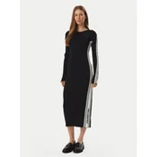 KARL LAGERFELD Vsakodnevna obleka B4W13053 Črna Slim Fit