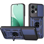 GS Oklepni ovitek za Oppo Reno 14, CamShield Slide, moder