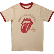 The Rolling Stones US Tour 78 (Ringer) Natural & Orange L Majica