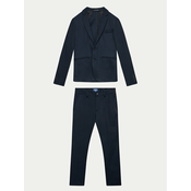 Jack&Jones Junior Obleka Jaxon 12262643 Mornarsko modra Slim Fit