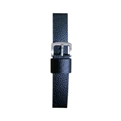 Kožni kaiš 22mm Crna boja 22.375