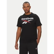 Reebok Funkcionalna majica IDENTITY svetlo rdeča/črna/bela