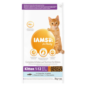 IAMS for Vitality Kitten z morsko ribo - Varčno pakiranje: 2 x 3 kg