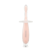 KikkaBoo silikonska cetkica za zubice sa vakumom softy pink ( KKB41084 )