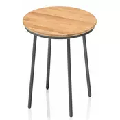 KETTLER TRIBE stol O 40 cm – antracit / tik