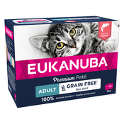 Eukanuba Adult Grain Free 12 x 85 g - Losos