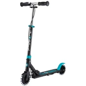 Sklopivi romobil Globber - Flow Element Junior Lights, s rucnom kocnicom, plavi