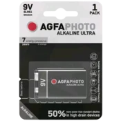AgfaPhoto alkalna baterija, 6LR6, 9V, blister 1 kos. - 9V B1