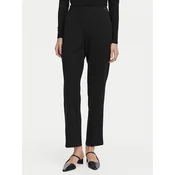 Calvin Klein Hlače iz tkanine LV044F659G Črna Straight Fit