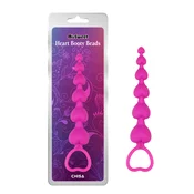Heart Booty Beads Pink analne kuglice