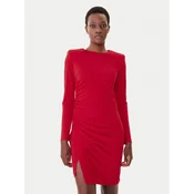 Gaudi Cocktail obleka 521FD14009 Rdeča Slim Fit