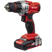 Akumulatorska bušilica u setu Einhell TE-CD 18/2 LI Kit - Einhell - 2 x Li-Ion 18 V / 1,5 Ah - 30 min - 0-350/ 0-1250 min^-1 - 44 Nm - 20+1 - 10 mm - 1.4 kg s baterijom - 2+1 godina