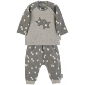 Trenirka za bebe Sterntaler - Sa zvijezdama, 74 cm,6-9 mjeseci, tamnosiva