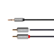 KRUGER&MATZ Audio kabl 3.5mm (aux) na 2xRCA (cinch), stereo, dužina 10 m, model KM1215