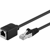 Podaljševalni kabel LAN CAT 5E črn 10m