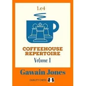 shumee Kavarniški repertoar 1.e4, 1. zvezek, avtor Gawain Jones (broširana izdaja)