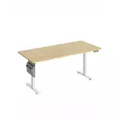 Songmics Višinasto nastavljiva pisalna miza 180x80x72-120 cm rjava