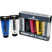 Maimeri Acrilico Set akrilnih barv 5 x 200 ml