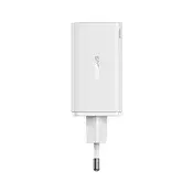 Baseus GaN6 Pro brzi punjač 65W, 2xUSB Type-C + 2xUSB Type-A, bijeli + 100W USB Type-C, kabel 1m P10162701213-00