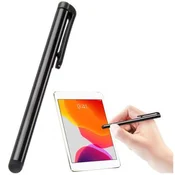 Univerzalno črno kapacitivno kovinsko pisalo za zaslone na dotik Alogy Stylus Pen za telefone in tablične računalnike