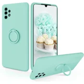 Silikonski ovitek Liquid Ring za Samsung Galaxy A35 - mint