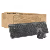 Logitech 920-012508 tipkovnica Miš priložen Office RF bežični + Bluetooth QWERTY US Međunarodna Grafit