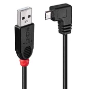 shumee Lindy USB 2.0 kabel A na Micro-B, 1 m, kot 90 stopinj, 31976