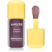 AMUSE Banana Lip Oil bananovo olje za ustnice odtenek 07 Acai Gleam 4.5 ml