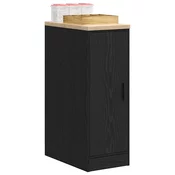 vidaXL vidaXL Garažna omara za shranjevanje črna 30x51x85 cm trdna borovina, (22047736)