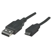 MICRO KABEL USB A-B 0,5M MANHATTAN