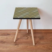 Hanah Home Klub sto Shp324, 35x42x35 cm, Zlatne boje