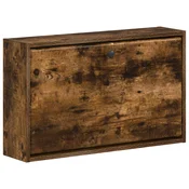 vidaXL Omara za čevlje, pritrjena na steno BREDA 71 x 17 x 43 cm