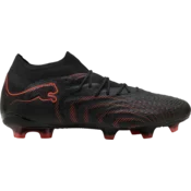 PUMA FUTURE 9 ULTIMATE FG Football Boots Unisex, Shoes, Black/Glowing Red/Strongray, 44.5