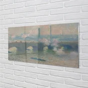 tulup.si Zidna obloga za kuhinju Art naslikal pokrajino 125x50 cm