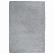 Vidaxl Visoka košata preproga NAVARRA svetlo siva 160x230 cm poliester