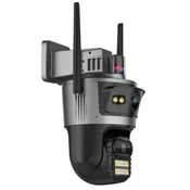 Gembird CAM-IP4MP-TQ11-AOV-WiFi GMB kamera 4MP(2mp+2mp) H.26ai Solar Camera, 3.8 Inch, ICSEE App, 3.6mm,IP66