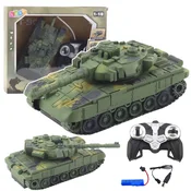 T90 Vojaški Tank Daljinsko Krmiljen RC Luči Zvoki Zelen 1:18