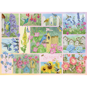 Cobble Hill - Puzzle Vrtne ptice poleti - 500 kosov