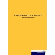 VOLVO PENTA MD 11C, C, MD 17C, D