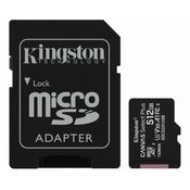 Kingston 512GB microSDHC CANVAS Plus pomnilniška kartica 100MB/85MB- UHS-I razred 10 Gen 3