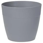 FOR Plastični cvetlični lonček DORIS 21 cm SIVA
