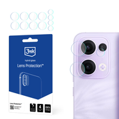 Oppo Reno 13 zaštita za lecu i zaslon kamere, pakiranje od 4 komada, fleksibilna, 7H, prozirna