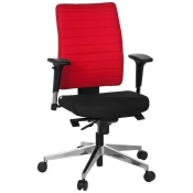 MID.YOU Pisarniški Stol Pro-tec 350, Črna, Rdeča