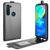 Flip etui za Motorola Moto G8 Power - črn