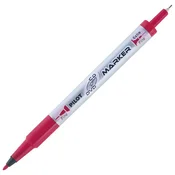 Marker za cd/dvd permanentni obostrani 0,4-0,7mm twin marker pilot sca-tmcd-r rdeča