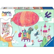 Ravensburger Puzzle&Play: Kraljeva zabava 2x24 kosov
